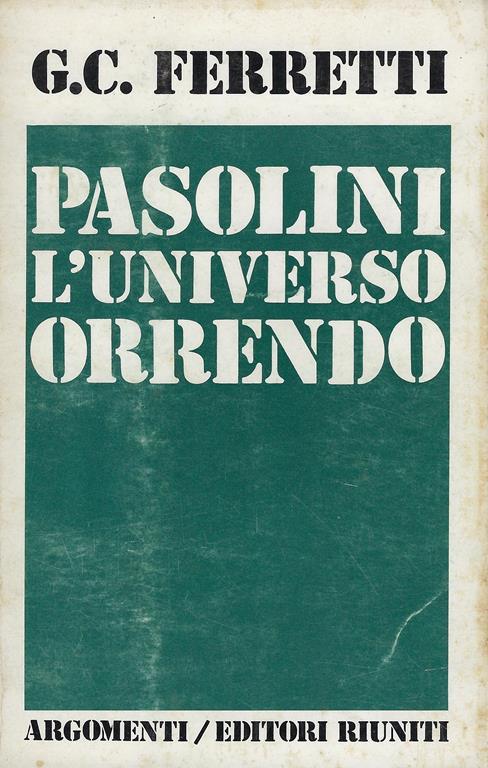 Pasolini l'universo orrendo