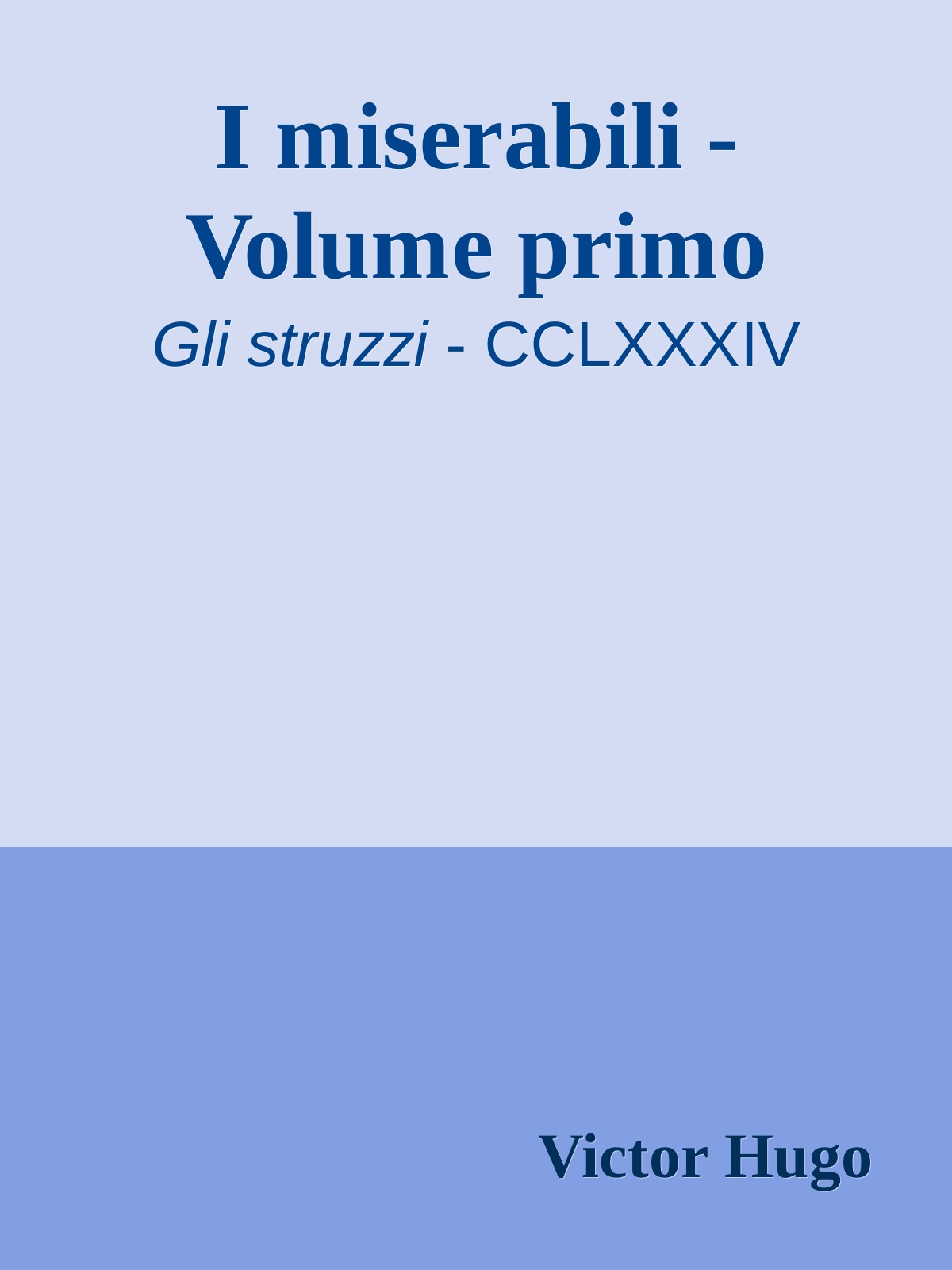 I miserabili - Tomo primo