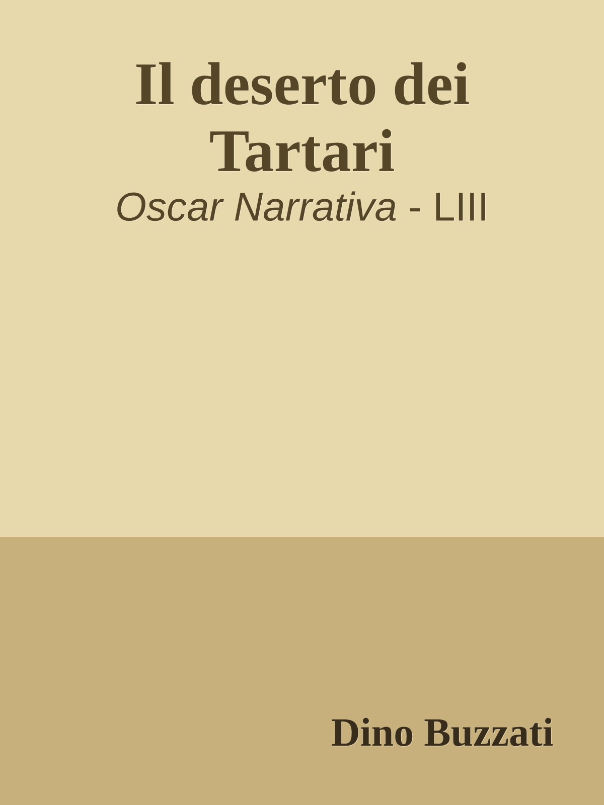 Il deserto dei Tartari