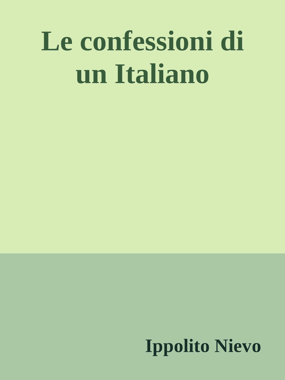 Le confessioni di un Italiano