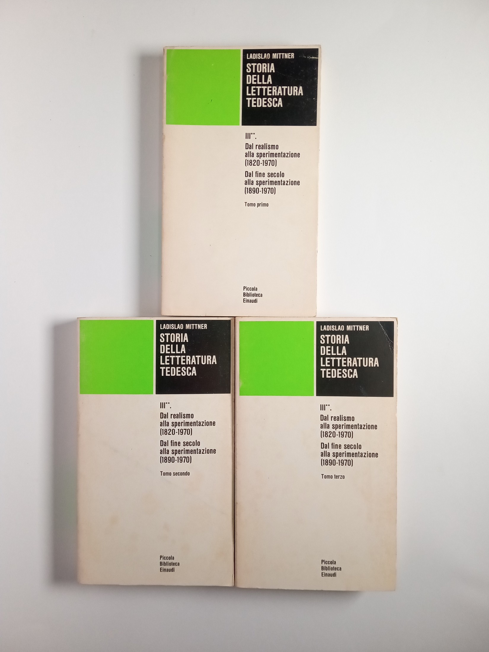 Storia della letteratura tedesca. Dal realismo alla sperimentazione (1820-1970) Tomo Terzo