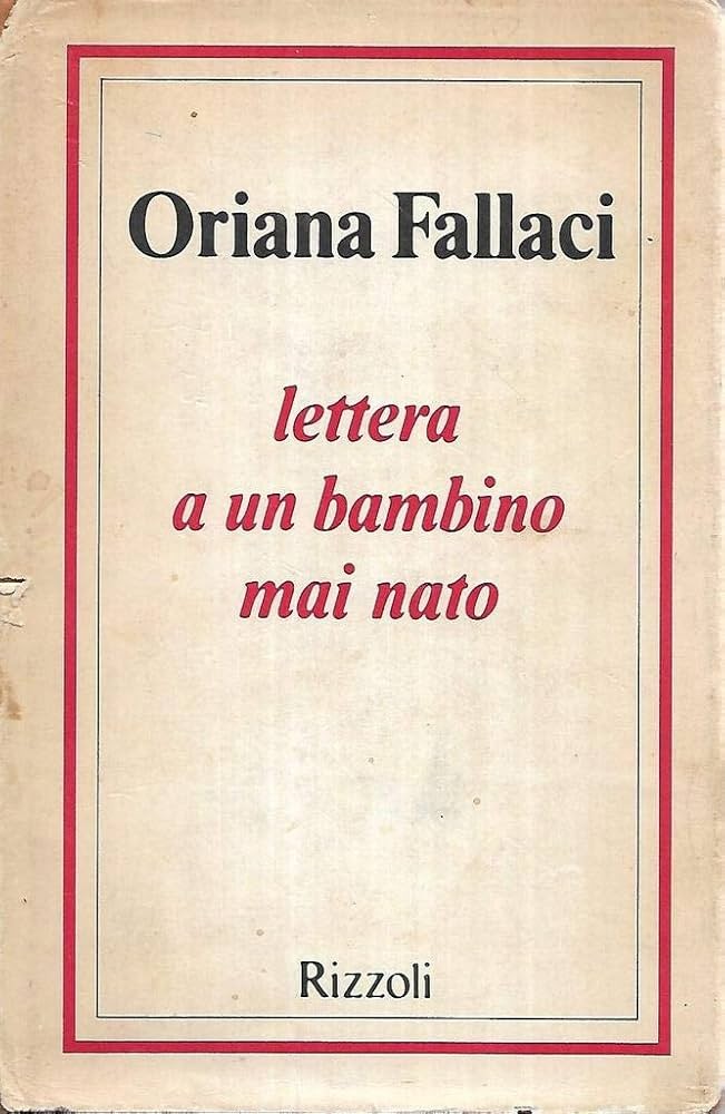 Lettera a un bambino mai nato