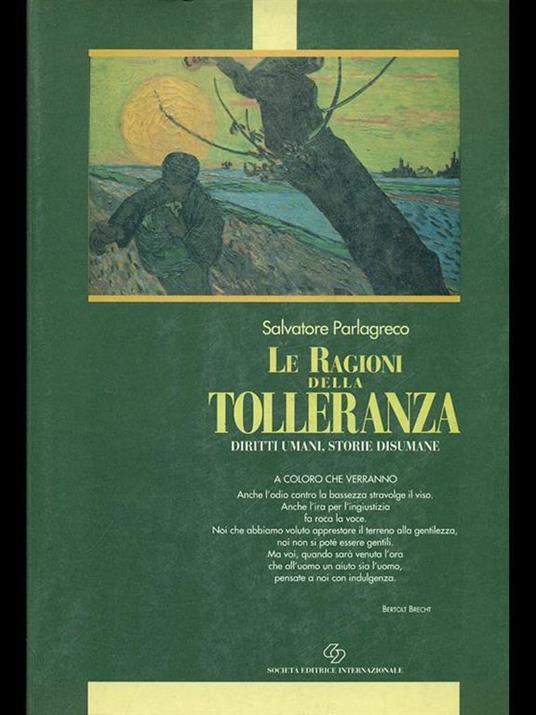 Le ragioni della tolleranza