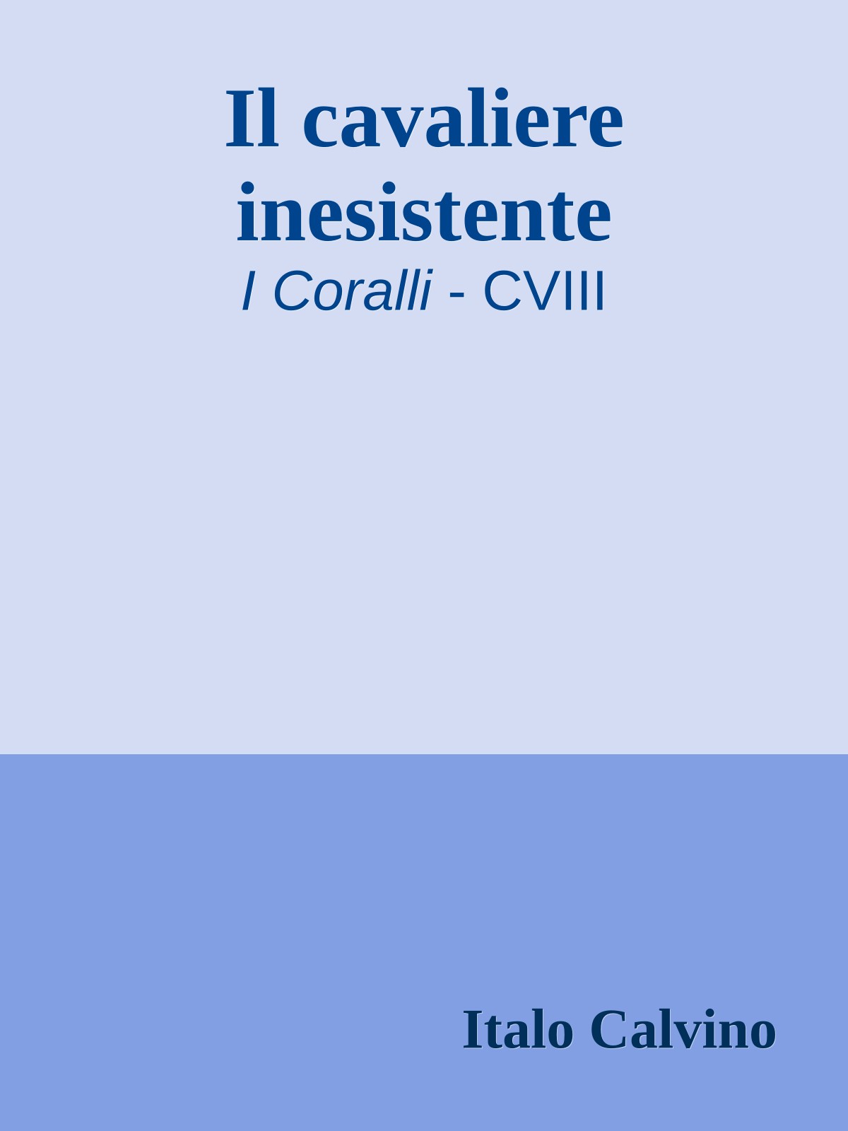 Il cavaliere inesistente